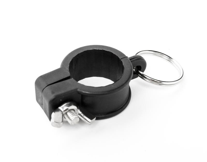 Klemme mit Ring am Gestänge