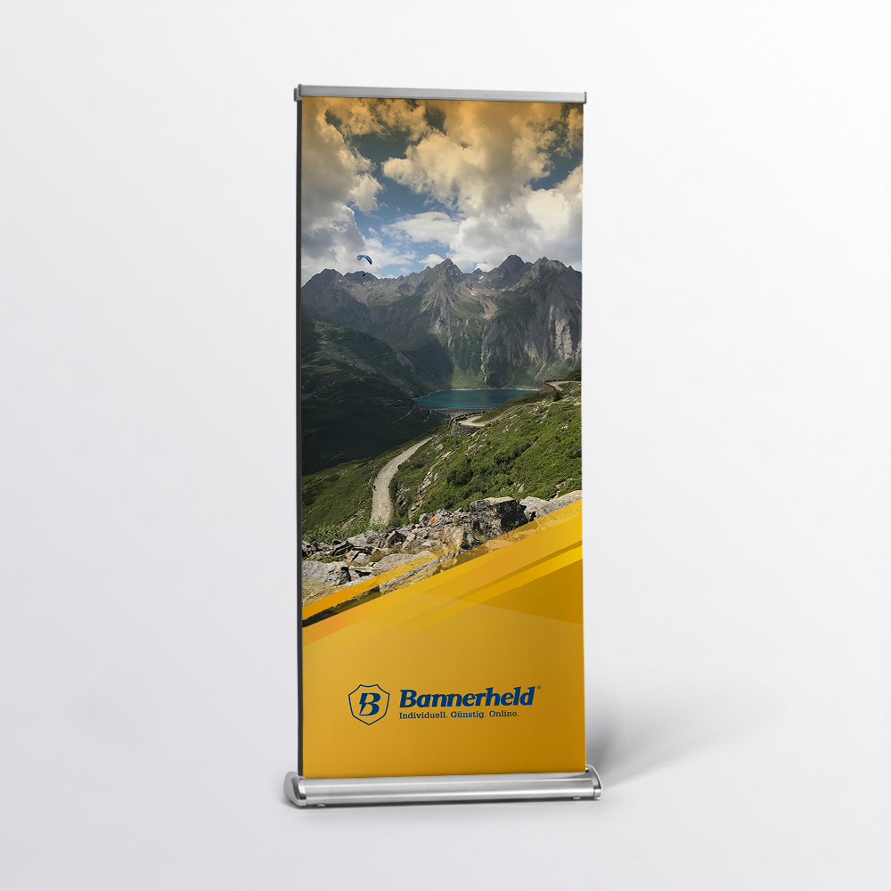 Roll-Up Double Deluxe, beidseitig bedruckt
