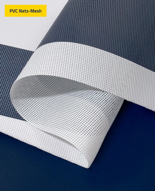 Mesh Banner, Druck auf PVC-Netzgewebe