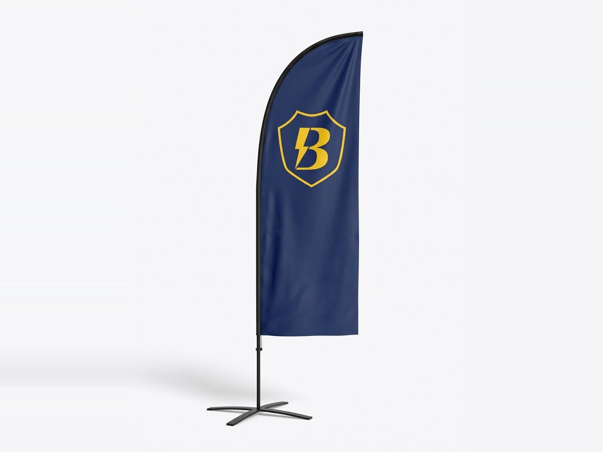 Beachflag Wing mit Gest&auml;nge