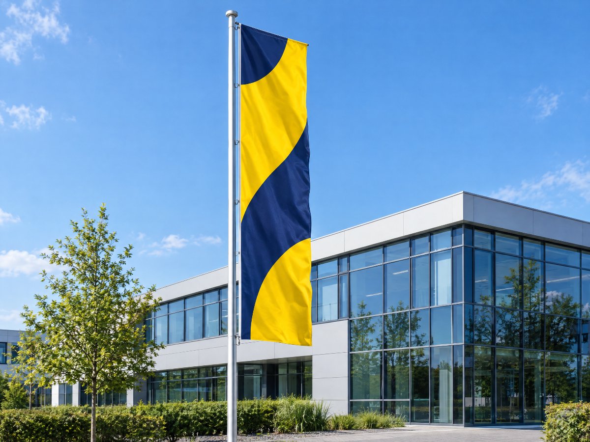 Hissflagge ohne Ausleger