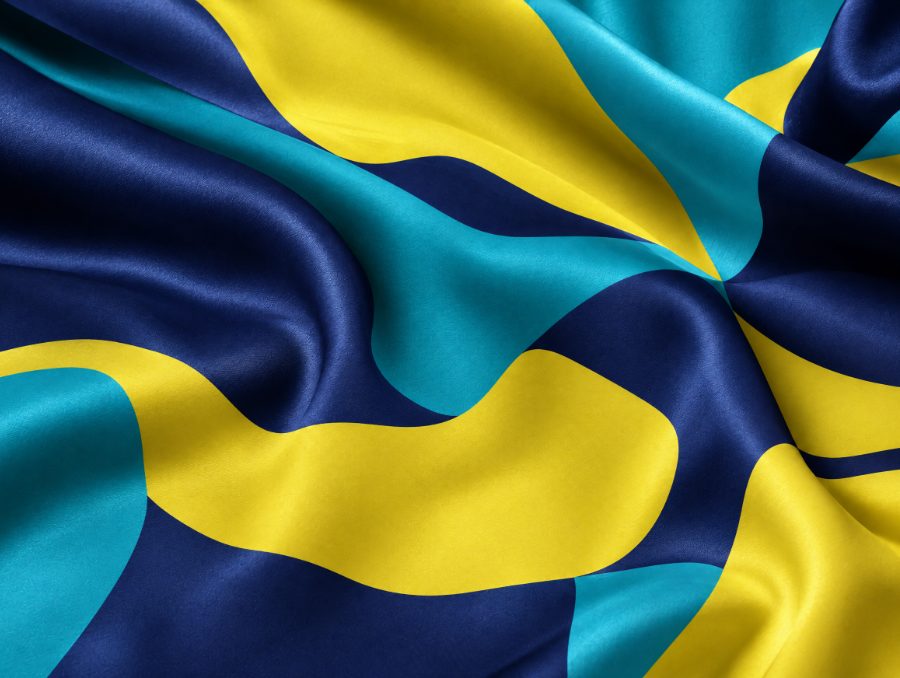 Satin-Oberfläche des Premium-Banners